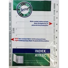  serve sv-5324 karton seperatör 1-10 rakamlı