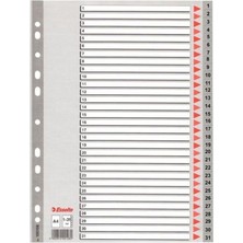 Bafix A4 Seperatör 1-31 Rakamlı Plastik (10 Lu Paket)