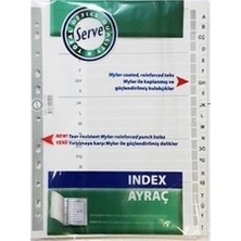  serve sv-5328 karton seperatör a-z alfabetik