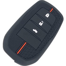 MOZOKO Toyota Yeni Kasa Chr Camry Corolla Cross Yaris Prius Rav4 Uyumlu Silikon Anahtar Koruma Kılıfı