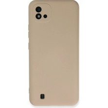 Realme C11 2021 Kılıf Nano Içi Kadife - Pudra