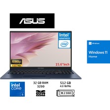 Asus vivobook 15 X1504VA Intel Core 5 120U 32GB 512GB SSD W11 Home 15.6" Duddi