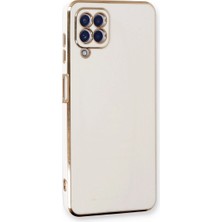 Galaxy A22 Kılıf Volet - Beyaz
