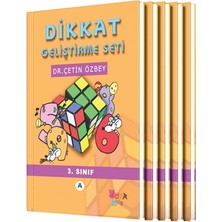 Kuka Kids 3. Sınıf Zeka Geliştirme Dikkat - Okuma Anlama ve Zihinsel Gelişim Seti 5 Kitap Eğitim Seti-Dr. Çetin Özbey