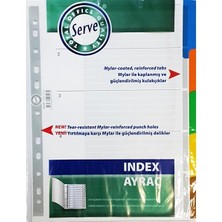 Serve SV-5520-K Karton Seperatör 1-5 Rakamlı Renkli