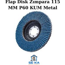 Seka Hand Tools Flap Disk Zımpara 115 mm P60 Kum Metal - Ahşap Taşlama Diski 5 Adet
