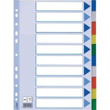  bafix a4 plastik seperatör 10 renkli