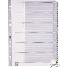  esselte seperatör plastik 100108 1-31 rakam gr ı 100108