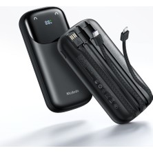 Mcdodo MC-8530 20000MAH 22.5W Pd & Qc Hızlı Şarj Dijital Göstergeli Çoklu Kablolu Powerbank(Type-C / Lightning/usb-A))