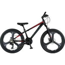 Ümit Bisiklet Ümit Accrue 2d - 24 Jant 21 Vites Dağ Bisikleti - Siyah Kırmızı