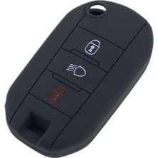 MOZOKO Peugeot 208 308 407 408 508 2008 3008 4008 Uyumlu Silikon Anahtar Koruma Kılıfı