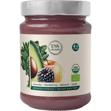 Eya Organik Avokado-Böğürtlen-Ispanak-Elma-Limon Püresi 100 gr