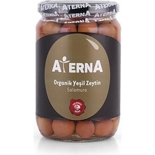 Aterna Organik Yeşil Zeytin  440 gr