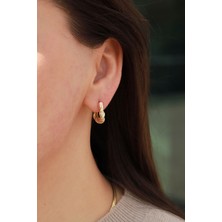 Aydın Kuyumculuk 14 Ayar Altın,burgu Küpe AGKP619