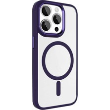 DS LLC Ieg™  Apple Iphone 15 Pro Max Terea Magsafe Kapak - Derin Mor