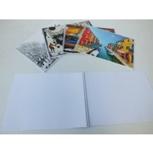 Çınar Dizayn Spiralli Resim Defteri 15 Yaprak 25X35