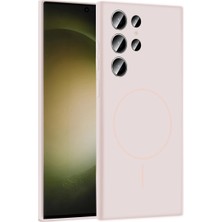 CT Stones Galaxy S24 Kılıf Jully Magsafe Kapak - Pudra