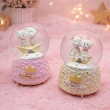 Zenvia Sevimli Ayıcık Tasarımlı Otomatik Büyük Kar Küresi