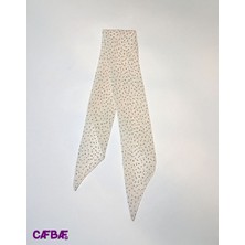 Cafbaf Şifon Fular Puantiye