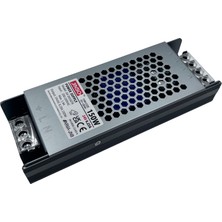 Jinbo 150W 24V 6.25A IP20 Slim Metal Kasa Iç Mekan Şerit LED Trafo – 3 Yıl Garantili (JLV-24150TK)