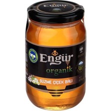 Engür Organik Süzme Çiçek Ham Bal 470 gr