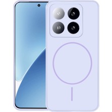 CT Stones Mi 14T Kılıf Jully Magsafe Kapak - Lila