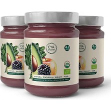 3lü Set Eya Organik Avokado-Böğürtlen-Ispanak-Elma-Limon Püresi 100 gr