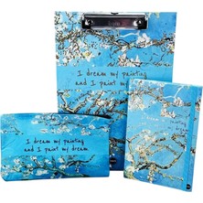 Elit Bam Tasarım Mottolu 3’lü Kırtasiye Seti