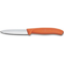 Victorinox Swiss Classic Düz Soyma Bıçak Turuncu 8 cm
