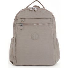 Özer 3059-SANMORRIS Unisex Suya Dayanıklı Krinkıl Kumaş Çok Gözlü Sırt Çantası