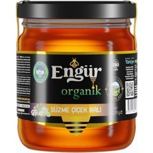 Engür Organik Süzme Çiçek Ham Bal 250 gr