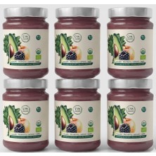 6lı Set Eya Organik Avokado-Böğürtlen-Ispanak-Elma-Limon Püresi 100 gr