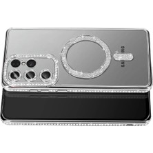 DS LLC Ieg™  Samsung Galaxy S26 Ultra Joke Simli Magneticsafe Kılıf - Gümüş