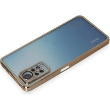 DS LLC Ieg™  Xiaomi Redmi Note 11 Pro Kılıf Razer Lensli Silikon - Gold