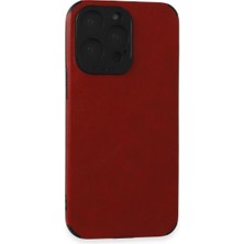 DS LLC Iphone 15 Pro Kılıf Loop Deri Silikon - Kırmızı