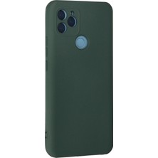 DS LLC Ieg™  General Mobile Gm 21 Kılıf Nano Içi Kadife Silikon - Koyu Yeşil