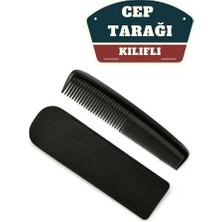 DS LLC Retroieg™ Kılıflı Cep Tarağı – 14 x 3 cm | Kompakt, Şık ve Taşınabilir Erkek Bakım Tarağı