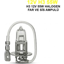 DS LLC Ieg™ Trifa H3 Halojen Far Ampülü 12V 55WATT Sarı
