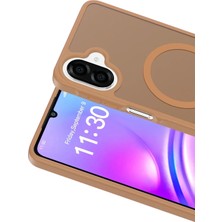 DS LLC Ieg™  Samsung Galaxy A07 4g Jota Magsafe Kapak - Çöl Titanyum