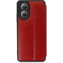 Decostyle A38 Kılıf Flip Cover - Kırmızı