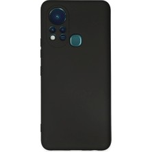 DS LLC Infinix Hot 11S Kılıf Nano Içi Kadife Silikon - Siyah