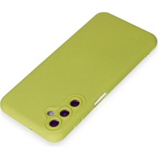 DS LLC Ieg™  Samsung Galaxy M14 5g Kılıf Nano Içi Kadife Silikon - Sarı