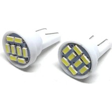 DS LLC Ieg™ T10 LED Park Ampulu 8 Ledli Beyaz 2'li