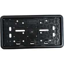 DS LLC Ieg™ Çerçeveli Dikdörtgen  Plakalık Plaka Altlığı Siyah 32X17CM 1 Adet