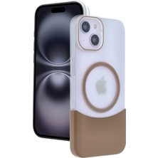 DS LLC Ieg™  Apple Iphone 15 Velar Magsafe Kapak - Çöl Titanyum