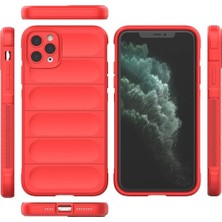DS LLC Ieg™  Iphone 11 Pro Max Kılıf Optimum Silikon - Kırmızı