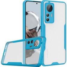 DS LLC Ieg™  Xiaomi Mi 12T Kılıf Platin Silikon - Mavi