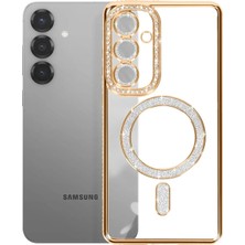 DS LLC Ieg™  Samsung Galaxy S26 Joke Simli Magneticsafe Kılıf - Gold