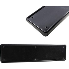 DS LLC Ieg™ Plastik Ön Tampon Plaka Altlığı Eğimli Era Plakalık Siyah