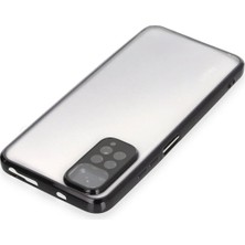 DS LLC Ieg™  Xiaomi Redmi Note 11 Kılıf Razer Lensli Silikon - Siyah